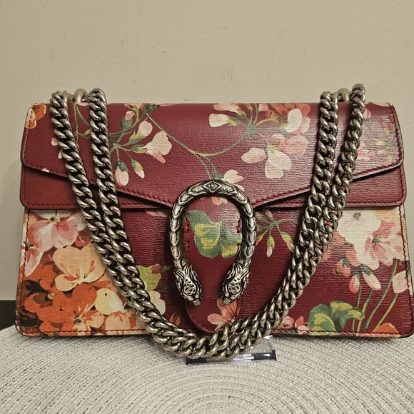 🌸 Gucci Dionysus Blooms Shoulder Bag – Red Floral - Picture 1 of 12